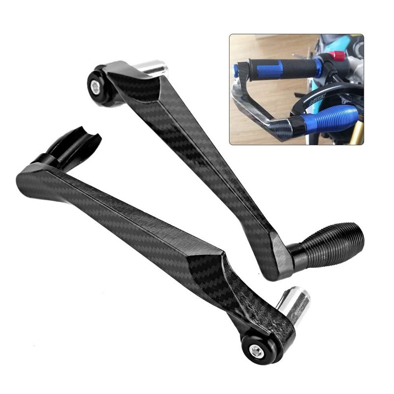 KIMISS Universal 7/8in 22mm CNC Aluminum Handlebar Brake Clutch Lever Hand Guard Protector for Motorcycle  Motorbike  Scooters  Electric Cars  Mountain Bikes(Black) - Image 4